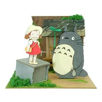Sankei Studio Ghibli Mini Мой сосед Тоторо перед большим святилищем Бумажная поделка MP07-99