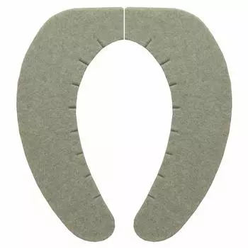 Sanko in Sanko Stays in Fluffy Toilet Seat Adsorption [Made Japan, Deodorizing, Washable] Place, Type, Cover, 6mm, Green, KV-57