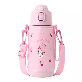 SANRIO 2WAY Нержавеющая сталь Мой Для Горячего и Холодного 620 мл при использовании 670 мл при использовании прямого с пространством для имени 096041 Бутылка, Мелодия, Дети,