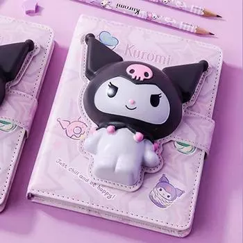 Блокнот-дневник Sanrio Kuromi Big Face Molcan, фиолетовый