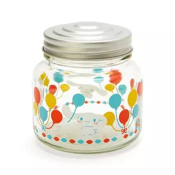 Sanrio Cinnamoroll Glass Canister (Retro Clear Tableware) 109061 FreeSize