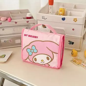 Sanrio Cosmetics Handle Foldable Travel Multipurpose Multi Pouch, a popular character in Korea