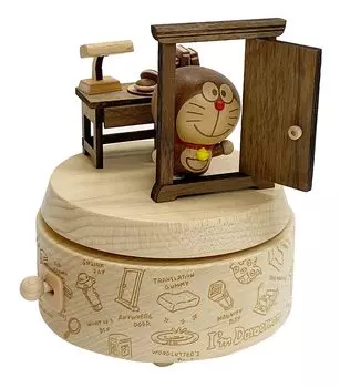 Sanrio деревянная музыкальная шкатулка Doraemon Anywhere Door H 9157