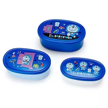 Sanrio Doraemon Lunch Box Set of 3 (I m DORAEMON)