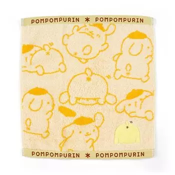 Sanrio Hand Towel Butt Puripuri Pudding Pompompurin Pudding POMPOMPURIN 36 x 34 x см Персонаж 228664 0,5