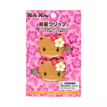 Sanrio Hello Kitty Заколка для челки ABS и Возраст 484253 (Токонацу Каникулы) & Сталь, Набор «Смотрящий вправо — Смотрящий влево», 3+,