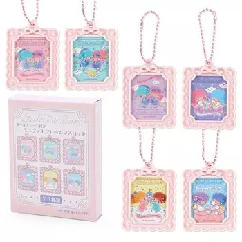 Sanrio Little Twin Stars Complete Set Мини-фоторамка Талисман (Дизайн иллюстрированной книги) 070025
