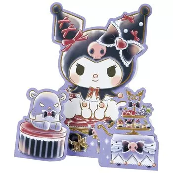 Sanrio Message Card Kuromi Gifts and Sweets Поздравительная открытка Возможна отправка за границу SANRIO 732958 MU134-3