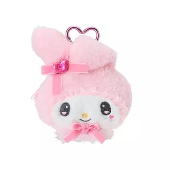 Sanrio Mini Pouch Saro My Melody Polyester and Ages 3 and 408719 (Mellow Miusa) Steel, Up,