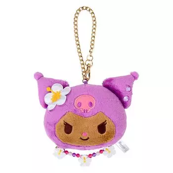 Sanrio Mirror Mascot Charm ABS Ages 550868 (Tokonatsu Vacation) Kuromi, Polyester, Resin, Glass, 3+,