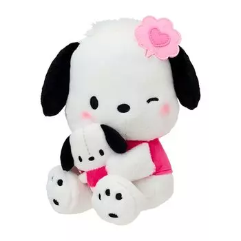 Sanrio Мягкая игрушка, вторая награда за серию «Я люблю меня», Pochacco, полиэстер, от 3 лет и старше 300675 (Персонаж ЧАСТЬ1)