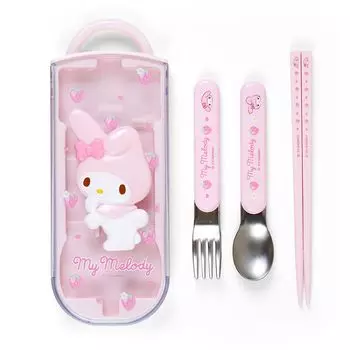 Sanrio My Melody Обеденный набор из трех предметов с рельефом 013846