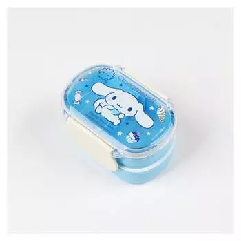 Sanrio Персонажи Многоцелевой двухъярусный герметичный ланч-бокс, Cinnamoroll, 1 шт., популярный персонаж в Корее