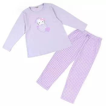 Sanrio Пижама детская Hello Kitty с длинными рукавами 120 см069329