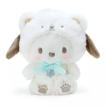 Sanrio Pochacco Plush Fluffy Snow Design x 12 x 22 539384 Toy, Series, Character, 21.5 cm, белый