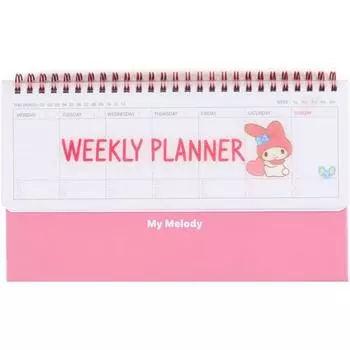 Sanrio Настольный ежедневник My Melody из полипропилена, розовый