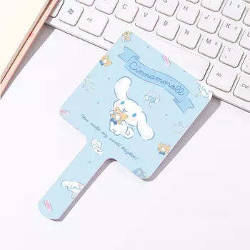 Sanrio Ручное зеркало Мини Портативный Cinnamon Roll Kuromi Melody Pom Pom Purin Cinnamoroll