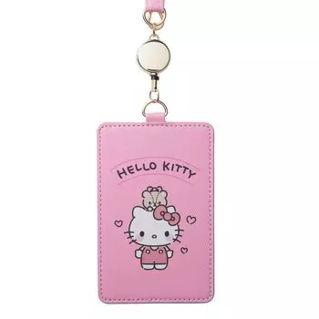 [Sanrio] Sanrio Characters Pass Case Women s KT-PAS01 Kitty/Pink