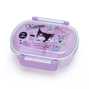 Sanrio Sanrio Ланч-бокс для детей 360 мл антибактериальный сушильный безопасен Включает наклейку с именем Сделано в Японии Персонаж Куроми 878863 SANRIO (САНРИО)