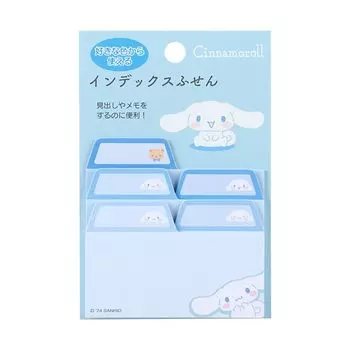 Sanrio Sanrio New Life Index Sticky Notes Cinnamoroll Cinnamoroll xx Персонаж 163066 SANRIO (САНРИО) 6,9 6,9 0,6 см