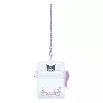 Sanrio Sanrio Pitatto Friends Clear Case Dress Up Supplies Kuromi Kuromi Персонаж 604526 SANRIO (САНРИО) (Мини) Куроми-тян 884см