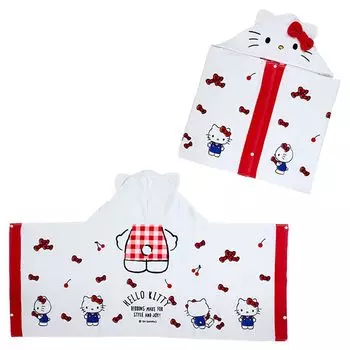 Sanrio (САНРИО) Полотенце с капюшоном Sanrio Hello Kitty Hello Kitty 75 x 120 x 1 см Персонаж SANRIO 052451