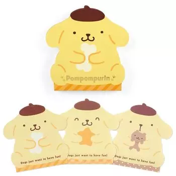 Sanrio Sanrio Pompompurin Персонаж Форма Мемо Пудинг POMPOMPURIN xx Персонаж SANRIO 459542 (САНРИО) 10,6 10,5 0,9 см