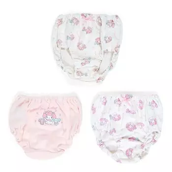 Sanrio (САНРИО) Шорты Sanrio, брюки 130 см, 100% хлопок, My Melody, комплект из 3 предметов, внутреннее пространство с именем, моющиеся, персонаж-девочка 287814 SANRIO