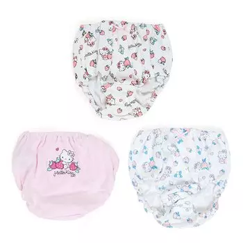 Sanrio (САНРИО) Шорты Sanrio, брюки 90 см, 100% хлопок Hello Kitty Hello Kitty, набор из 3 штук, внутреннее пространство с именем, моющиеся, персонажи для девочек 287211 SANRIO