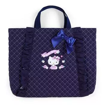 [sanrio] Стеганая сумка для уроков Hello Kitty, темно-синяя 765368