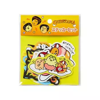 Sanrio Sticker Set Gudetama 919446 (Fest Design)