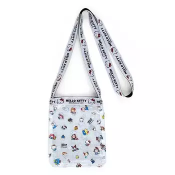 Sanrio Сумка через плечо из винила с персонажами Sanrio HELLO Everyone 20 x 16 x 2,5 см Персонаж SANRIO 129810