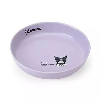 SANRIO Тарелка 21 см Куроми и керамическая тарелка для пасты и карри, безопасная для сушки в посудомоечной машине 186082 Микроволновая печь, посудомоечная машина,