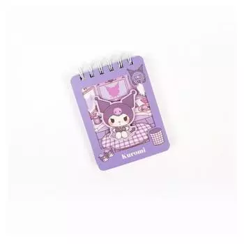 Sanrio Все необходимое для школьных занятий с персонажами, Трехмерный блокнот, который умещается в руке, 2 предмета, Куроми