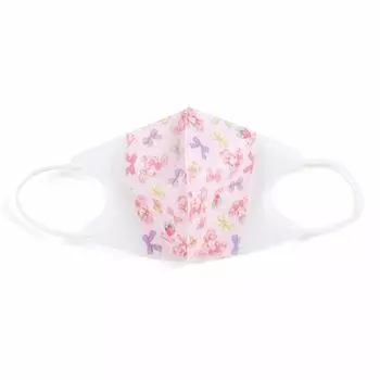 Sanrio за 10 конфет из мягкой резины, вызывающей раздражение ушей у девочек, маска, нетканый материал, 3D, дети, кусочки, лента, 3-слойная структура, не вызывает боли, розовый