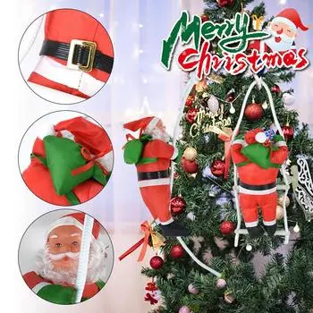 Santa Claus Hanging Doll Christmas Tree Pendant Ornaments Christmas Decorations for Home Noel Natal Navidad New Year Kids Gift