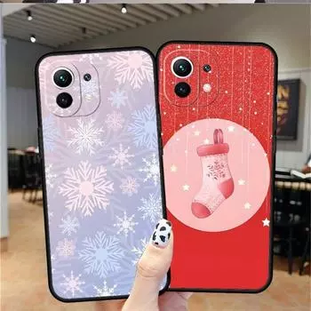 Santa Sleigh Tree Phone Case For Xiaomi 9T 9SE 9 12 11T 10 11 11i Lite Ultra Note10 Poco M3 F3 F4 M4 X4 GT Pro Back Cover Xiaomi 9