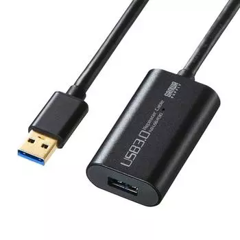 Sanwa Supply 10-метровый удлинительный кабель USB3.0 для активного репитера, совместимый с USB3.1 Gen1, KB-USB-R310