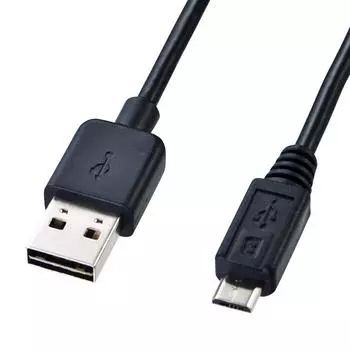 Sanwa Supply Micro USB кабель черный 1м двусторонний (МикроБ) КУ-RMCB1 чёрный