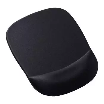 Sanwa Supply Mouse Pad with Memory Foam Wrist Rest (Black) MPD-MU1NBK2