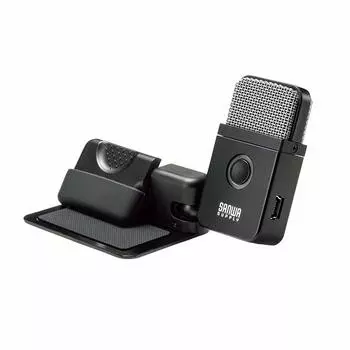 Портативный USB-микрофон Sanwa Supply MM-MCU09BK чёрный