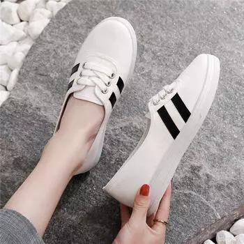 sapatos femininas женские классические легкие удобные весенние и летние нескользящие парусиновые туфли для школьников zapatos ba128 35