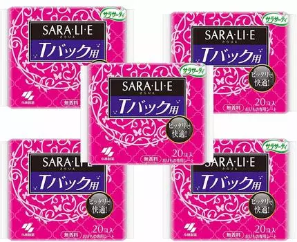 Sarasaati Sararie unscented vaginal discharge sheet for 20 pieces x 5 pieces [Bulk purchase] T-back shorts,
