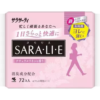 Sarasati Kobayashi Pharmaceutical Sara LiE E натуральный ароматизатор льна 72 листа