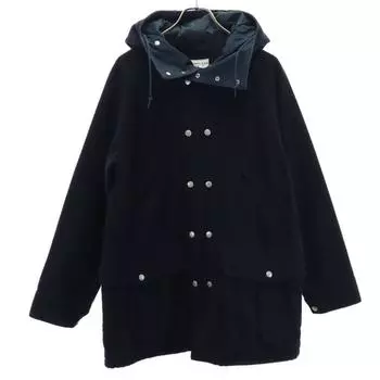SASAFRAS Made in Japan Wool Blend Blower Bud coat XS dark blue Men s Used