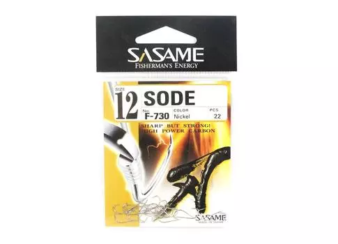 Sasame F-730 Sode Micro Hook Размер 12 (1607)