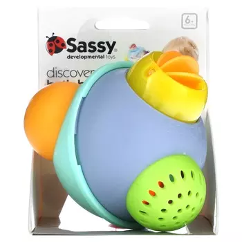 Sassy, Discovery Bath Ball, 6 Months and Up, 1 Piece