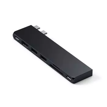 Satechi Hub Slim 7 в 2 Pro Многофункциональный USB4 порт 4K 60 Гц Выход Gen 2 Кардридер 100 Вт PD Зарядка 10 Гбит/с Высокоскоростная передача данных Порт M1 M2 M3