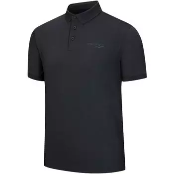 Saucony Comfortable Breathable Versatile Short Sleeve Polo Shirt Men tops Black SA2250SP62C-BK001 M