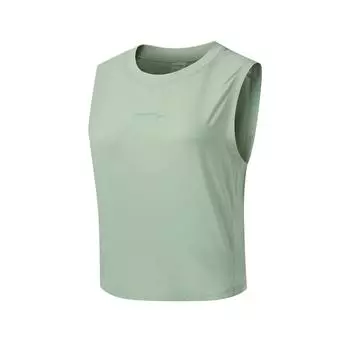 Saucony Fashion Comfortable Soft Skin-Friendly Round Neck Vest Women Tops SA1250TK71L-GE192 M